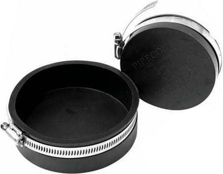 Aquaking Pipeconx Rubberen Eindkap 110 mm - Rubber - PVC - Koppeling