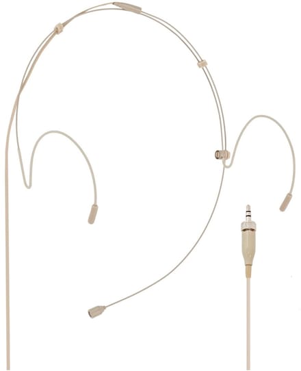 SubZero Headset Mic, Compatibel met Sennheiser Draadloze Systemen, Beige