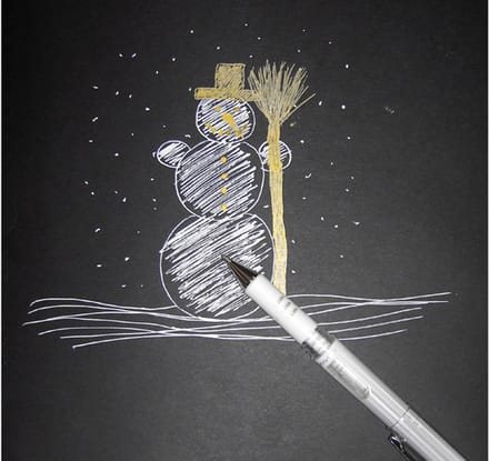 Pentel bronskleurige gelroller K230M.