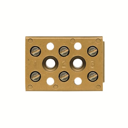 Weidmuller BK3 CRN 3-Poolige Aansluitstrip 4mm² - 0624920000 [2 Stuks]