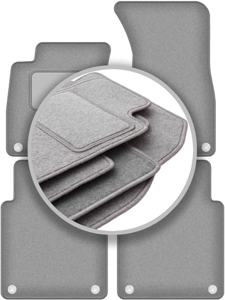 Grijze automatten voor: Audi A8 D3 Lang (2002-2009)
