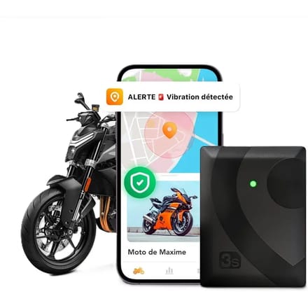GPS-tracker GeoRide 3Ss Alarme Moto Intelligente