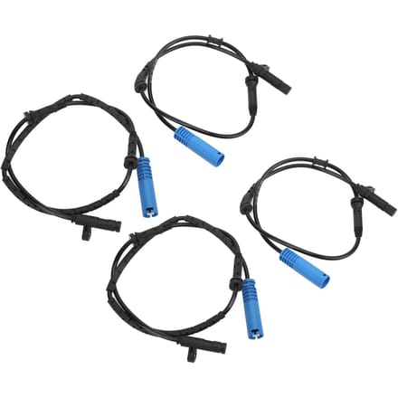 4-delige Set ABS Wielsnelheidssensor Voor Achter Links Rechts Vervanging 34526756384 black