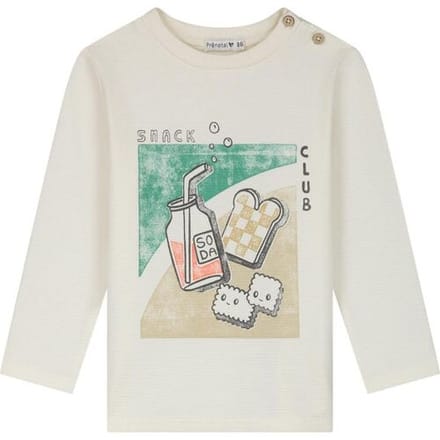 Prénatal peuter shirt Dark Off-White 92 heren