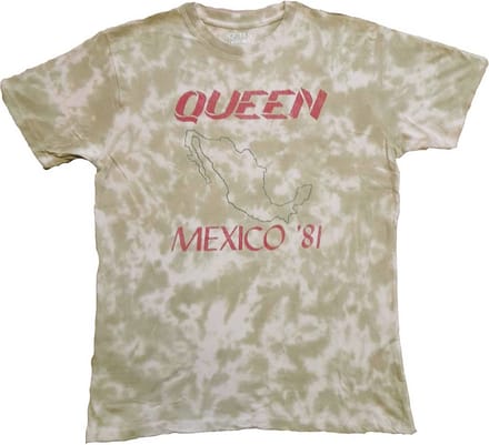Queen - Mexico '81 Heren T-shirt - XL - Bruin