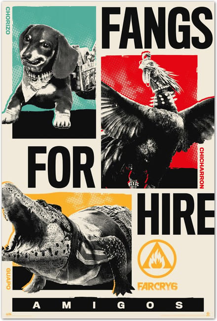 Poster Far Cry 6 - Fangs For Hire 61x91,5cm