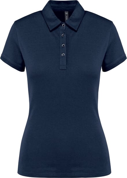 Kariban Damespolo korte mouwen van jersey K263 - Navy - L
