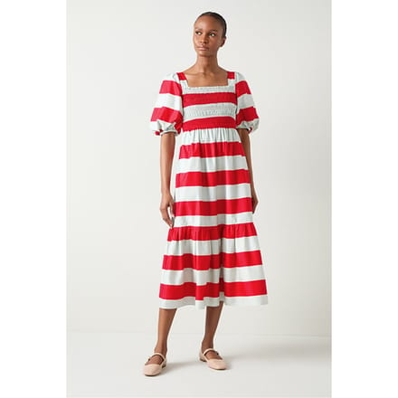 LK Bennett Ruby Bold Midi Dress Multicolor Size: 10 | Midi Dresses Outlet | Dames |
