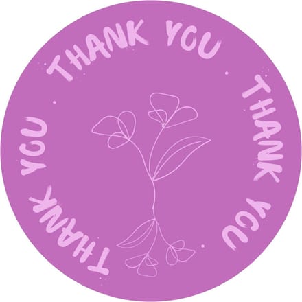 Sticker- Sluitzegel- Cadeau - 40 mm - 48 stuks - Verjaardag - Bedankt stickers- Eigen design en print