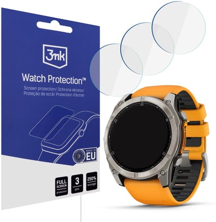 3Mk Garmin Fenix 8 Amoled 51Mm Gehard Glas Flexibele Glas Schermbescherming