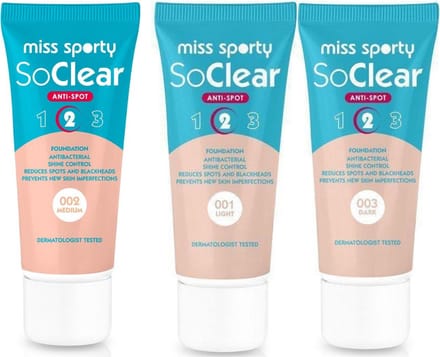 Miss Sporty - So Clear Perfect Skin Foundation (RELAUNCH) - Dark