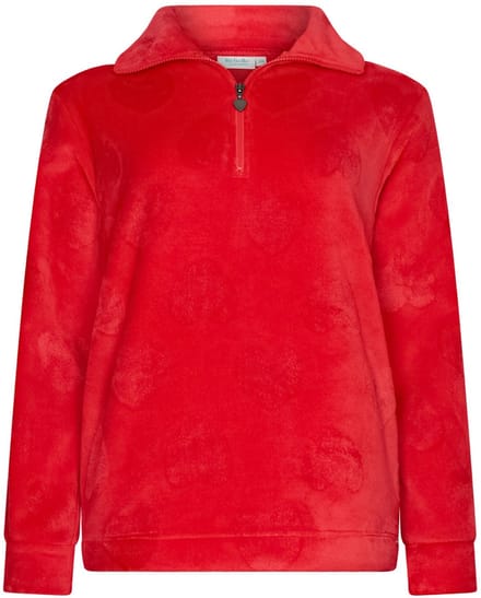 Rode fleece trui Rebelle - Rood - Maat - 44