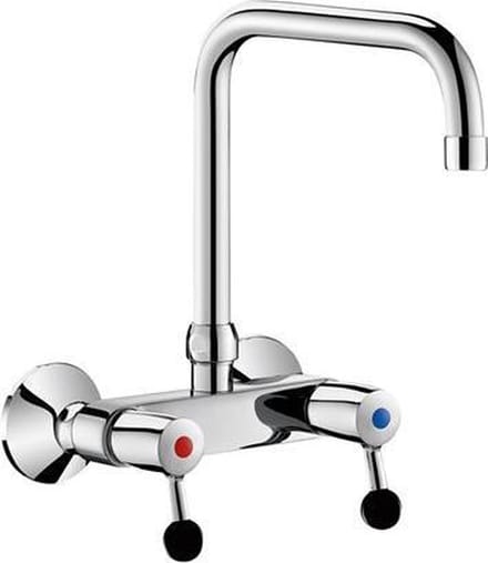 Muurmengkraan 60 l/min draaibare bovenuitloop Ø22 L.200