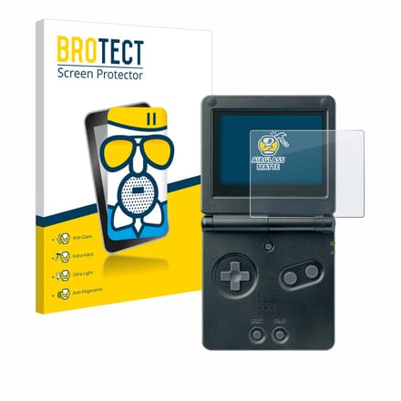 BROTECT - Screenprotector voor Nintendo Gameboy Advance GBA SP - Folie Beschermfolie Beschermglas matte