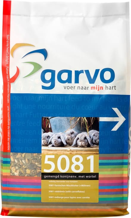 Garvo gemengd konijnenvoer met wortel (5081) 4kg