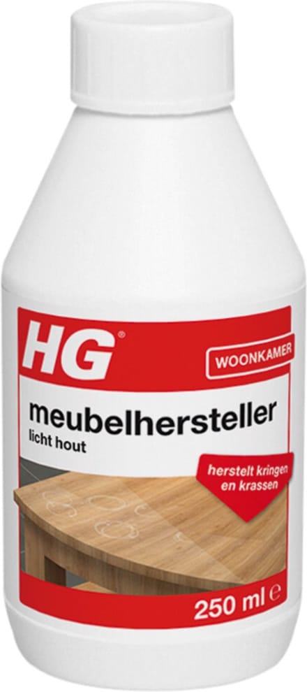 6x HG Meubelhersteller Licht Hout 250 ml
