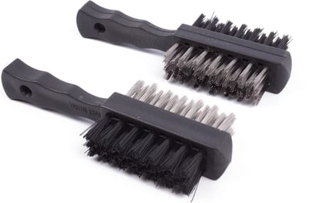 Benson Dubbelzijdige borstel set - staal en nylon - 2-delig - 120 mm