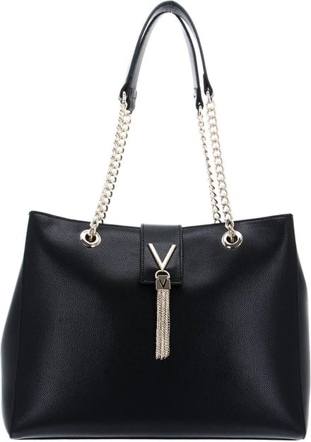 VALENTINO Schoudertas Divina Shoulder Bag Nero / Gold Zwart