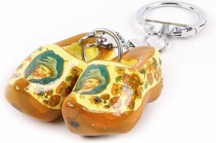 Sleutelhanger Klomp Dubbel Van Gogh 4 Cm - Souvenir