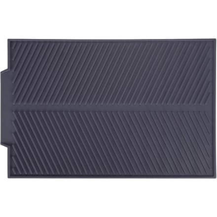 Rechthoekige Siliconen Afdruipmat Droogmat voor Afwas Hittebestendige Antislip Bak(Grijs) grijze kleur