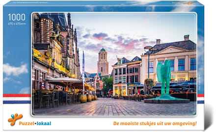 Puzzels - Grote Markt - Zwolle - Nederland - Legpuzzel - 1000 stukjes