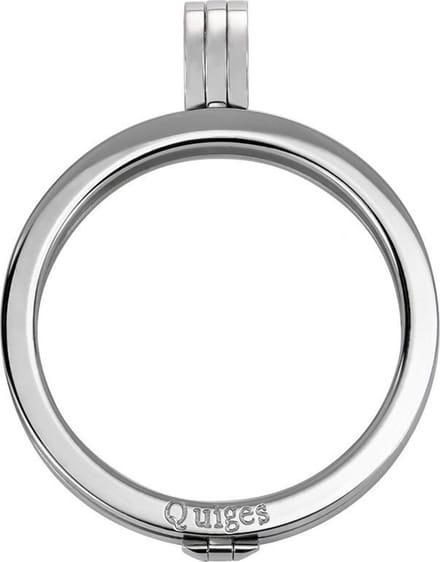 Quiges - Munthouder van Roestvrij Staal 33mm - EPRH005