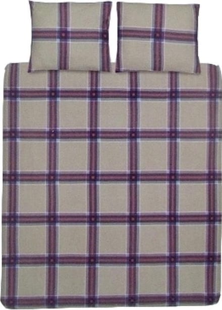 Cinderella Leeds Dekbedovertrek - Flanel - Litsjumeaux - 240x200/220 cm - Grijs
