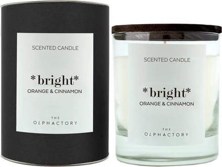 The Olphactory Luxe Geurkaars #bright - sinaasappel kaneel vanille munt