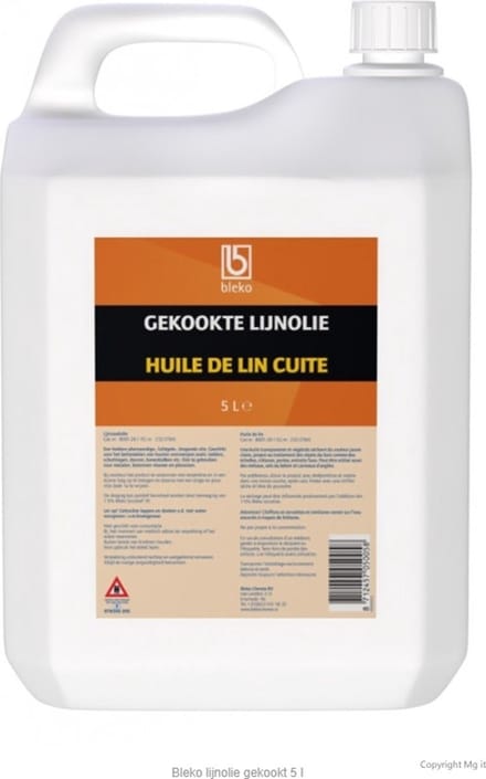 Bleko Gekookte lijnolie - 5 liter