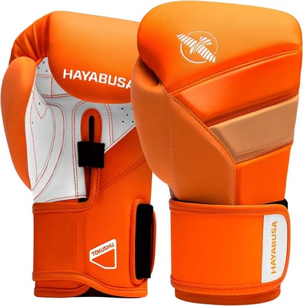 Hayabusa T3 Neon Bokshandschoenen - Neon Oranje 16 oz