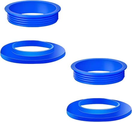 Set van 4 siliconen afdichtringen met een binnendiameter van 32 mm voor optimale afsluiting