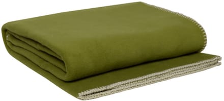 WOOOL Plaid - Fleece LUX (Parsley) - 145×200cm