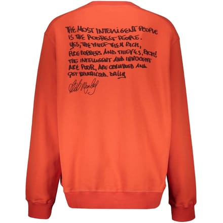 Dsquared2 Bob Marley Cool Fit oranje sweatshirt