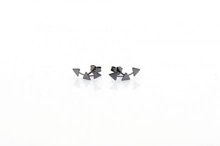 Karma Symbols oorbel M1317 Triples Triangle