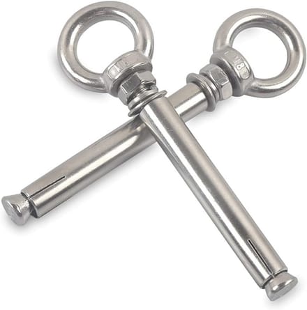 Expansieschroeven roestvrij staal 304 - M8 x 100 mm - 2 stuks - Duurzaam en weerbestendig
