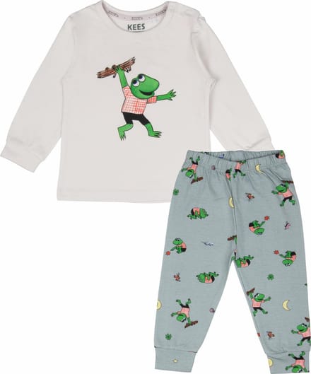 Kuuk'n Kees Wit/Groen Pyjama maat 62/68 2020462
