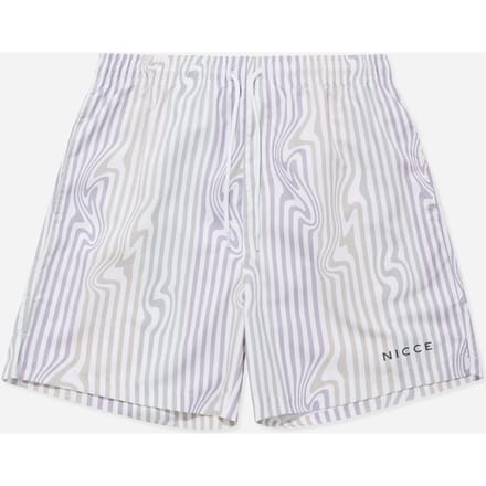 Nicce Strata Heren Wit/Lila Zwemshort