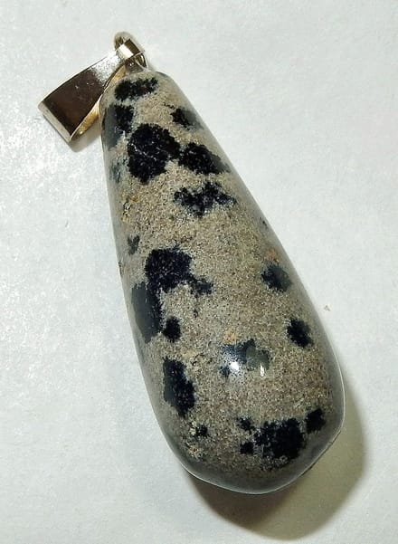 Druppel Hanger Jaspis Dalmatiër