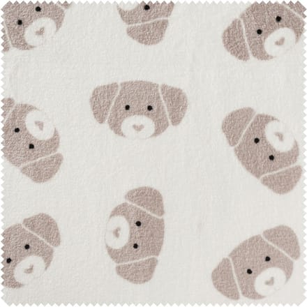 Double fleece stof "Cute Dog"