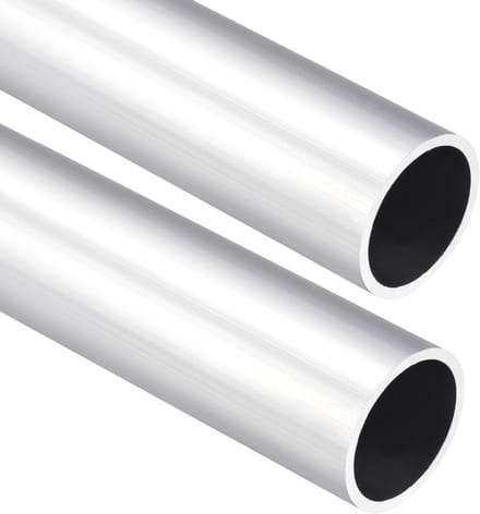 2 Stuks 30mm OD x 26mm ID Aluminium Ronde Buizen van 300mm Lengte voor Machinebouw, Constructie en DIY Projecten