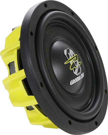GROUNDZERO GZHW 10SPL-D2 FLAT – 600 WATT RMS VERMOGEN – 2×2 OHM IMPEDANTIE