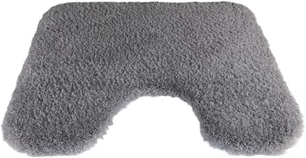 PRIMA - Dolce - WC mat - 50x60cm - grijs - antislip - met uitsparing 21cm