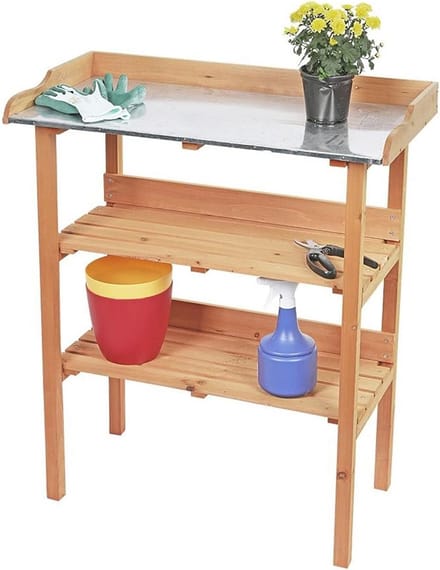 Houten Plantentafel voor Tuin en Werk