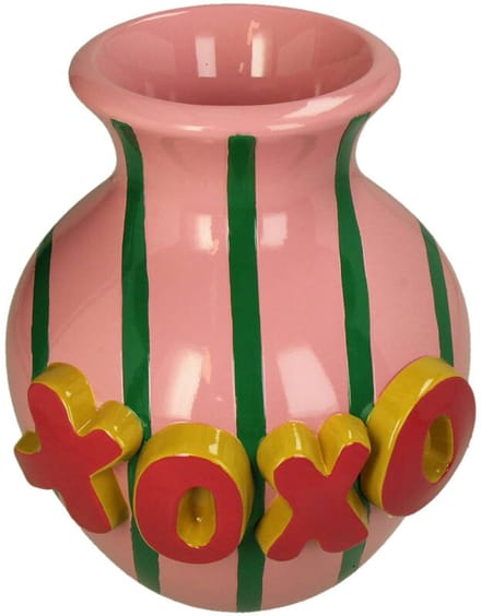Vase XOXO Polyresin Multi 18x19x22cm