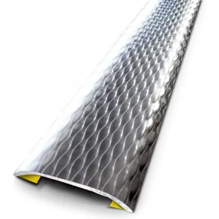 3m Decoratieve Zelfklevende Drempel Inox 37mm/83cm