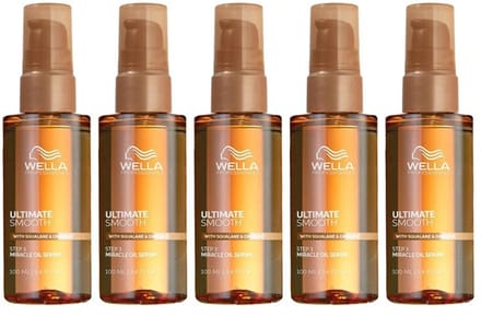 5x Wella Ultimate Smooth Miracle Oil Serum 100ml