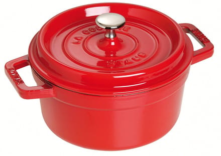 Staub Braadpan / Cocotte - Kersenrood - ø 22 cm / 2.6 liter
