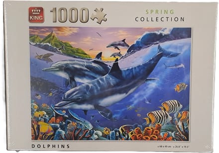 KING Puzzel Dolphins 1000 stukjes