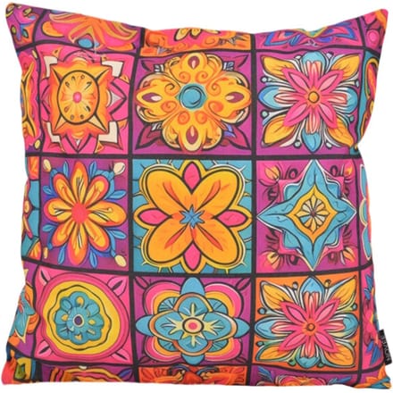 NOVÉE Sierkussen kaya mandala #3 outdoor | 45 x 45 cm | katoen/polyester