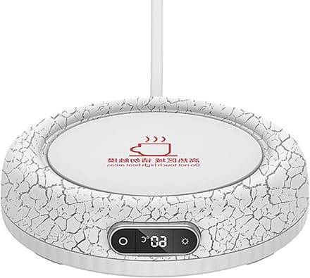Mok Verwarmer - Drank Verwarming - Dranken Warm Houden - Instelbare Warmte - 60W Vermogen - Wit